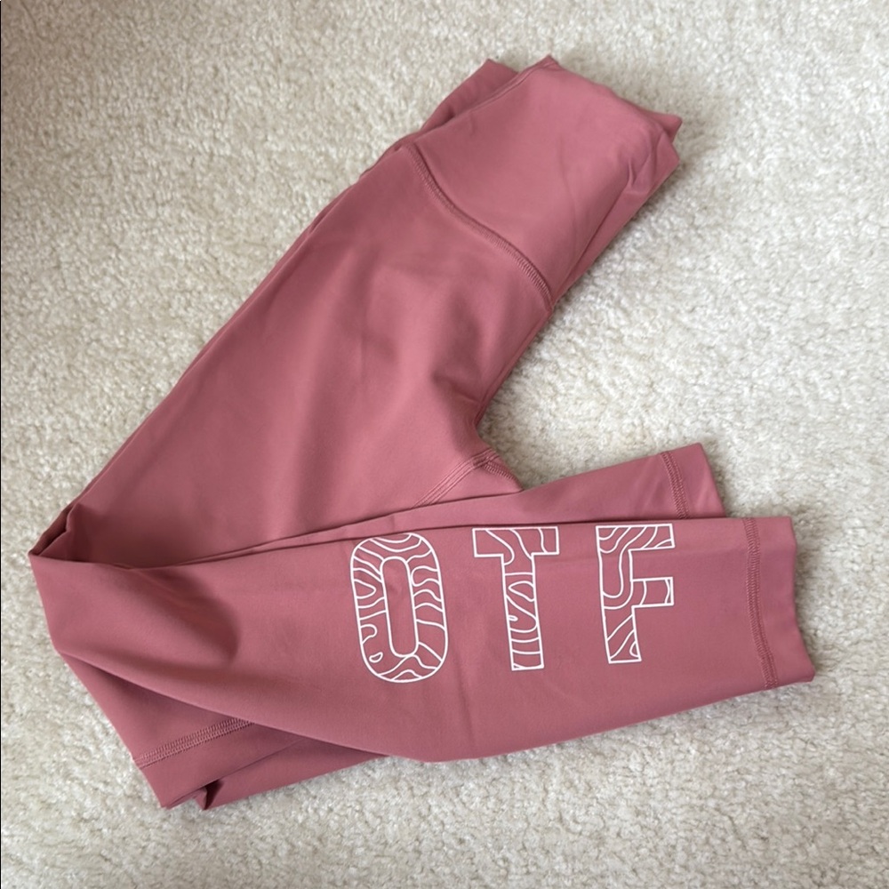 Lululemon Orangetheory Rose Leggings
